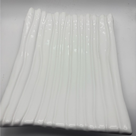 Crate&Barrel Other - White Asparagus Ceramic Tray/Plate